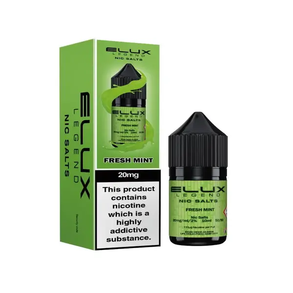 FRESH MINT67449e499e617 Fresh Mint Nic Salt E-Liquid by Elux Legend 10ml - Image 1
