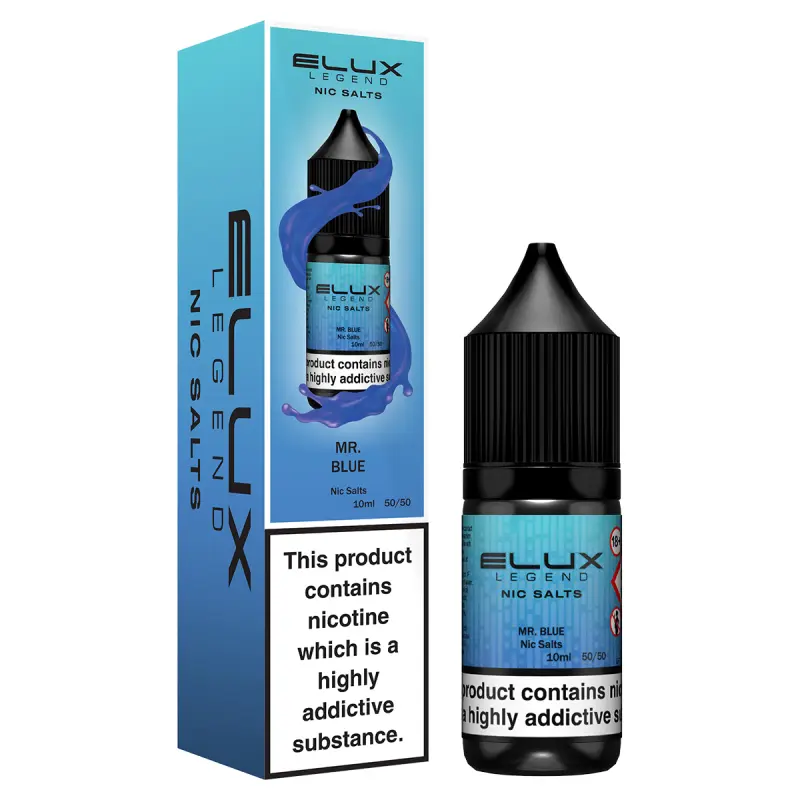 elux-legend-nic-salts-mr-blue-10ml64d6b7aac147d Mr Blue Nic Salt E-Liquid by Elux Legend 10ml - Image 1